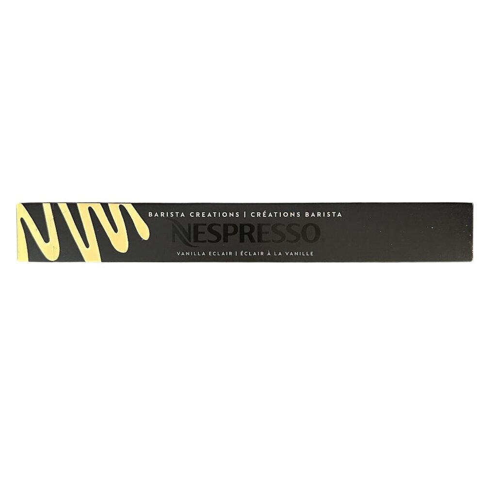 Nespresso Barista Creations Vanilla Eclair Rare Discontinued 10 Capsules BB 5/22